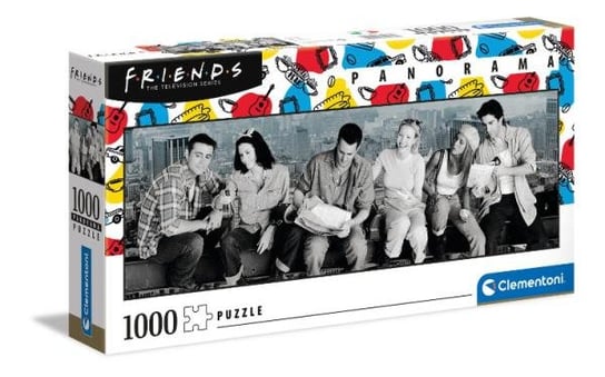 Clementoni, puzzle, Panorama Friends. Przyjaciele, 1000 el. Clementoni