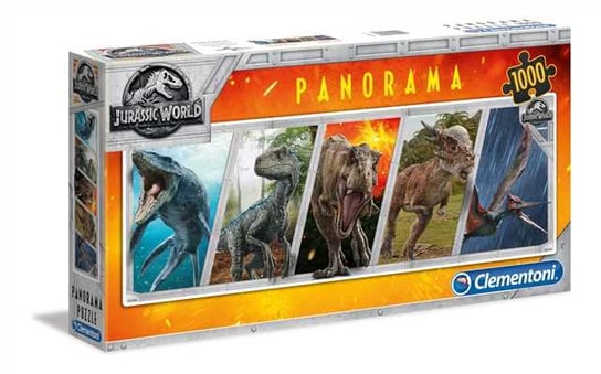 Clementoni, puzzle, Panorama: Jurassic World, 1000 el. Clementoni