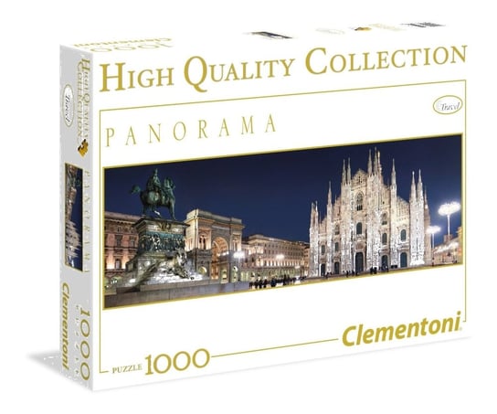 Clementoni, puzzle, panorama Milano, 1000 el. Clementoni