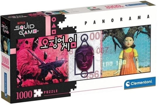 Clementoni, puzzle, Panorama Netflix Squid Game, 1000 el. Clementoni