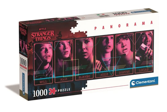Clementoni, puzzle, Panorama Stranger Things, 1000 el. Clementoni