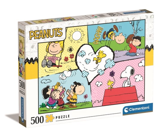 Clementoni, Puzzle, Peanuts, 500 el. Clementoni