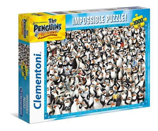 Clementoni, puzzle, Pingwiny z Madagaskaru, 1000 el. Clementoni