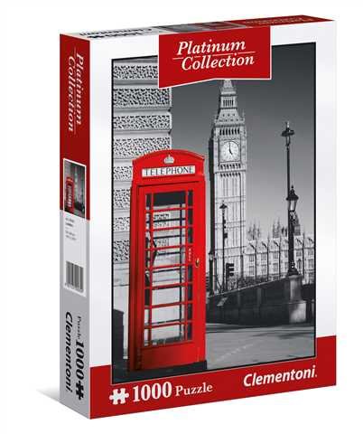 Clementoni, puzzle, Platinum Collection Clementoni, puzzle, London, 1000 el. Clementoni