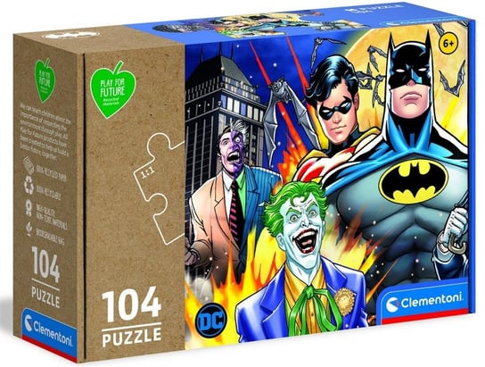 Clementoni, puzzle, Play for future, Batman, 104 el. Clementoni