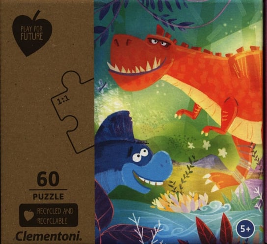 Clementoni, puzzle, Play For Future Freaky Friends, 60 el. Clementoni