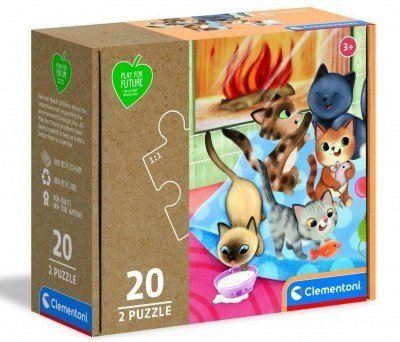 Clementoni, puzzle, Play For Future - Pupile, 2x20 el. Clementoni