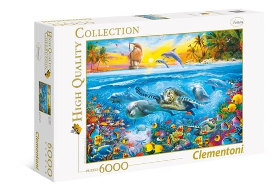 Clementoni, puzzle, Podwodny świat, 6000 el. Clementoni