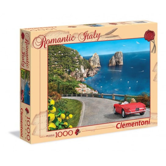 Clementoni, puzzle, Romantic Capri, 1000 el. Clementoni