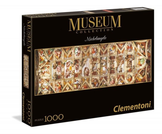 Clementoni, puzzle, Sklepienie Kaplicy Sykstyńskiej, 1000 el. Clementoni
