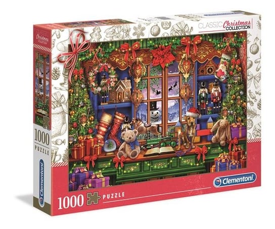Clementoni, puzzle, Staroświeckie Święta, 1000 el. Clementoni