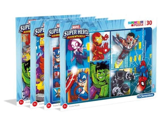 Clementoni, puzzle, Super Hero Adventures, 30 el. Clementoni