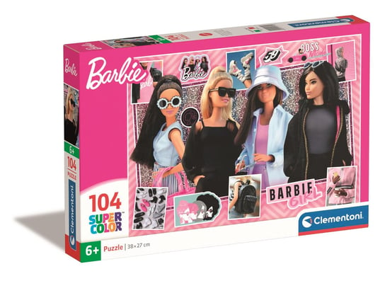 Clementoni, Puzzle, Super Kolor, Barbie, 104 el. Clementoni