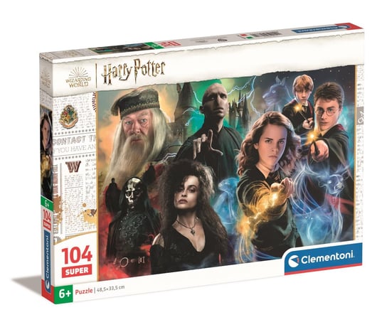 Clementoni, Puzzle, Super Kolor, Harry Potter, Super 104 el. Clementoni