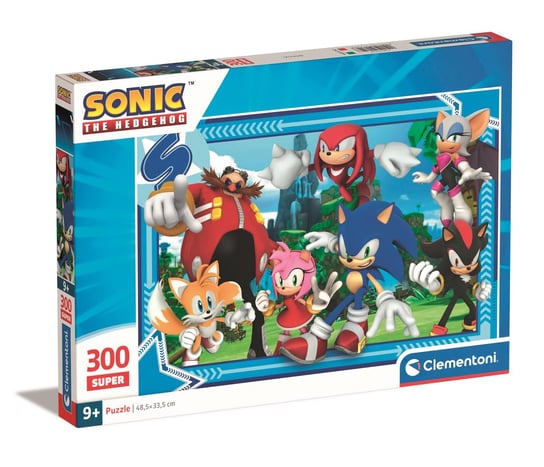Clementoni, Puzzle, Super Kolor, Sonic, Super 300 el. Clementoni