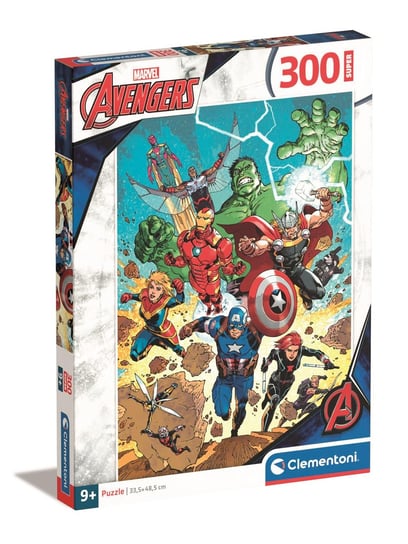 Clementoni, Puzzle, Super Kolor, The Avengers, Super 300 el. Clementoni