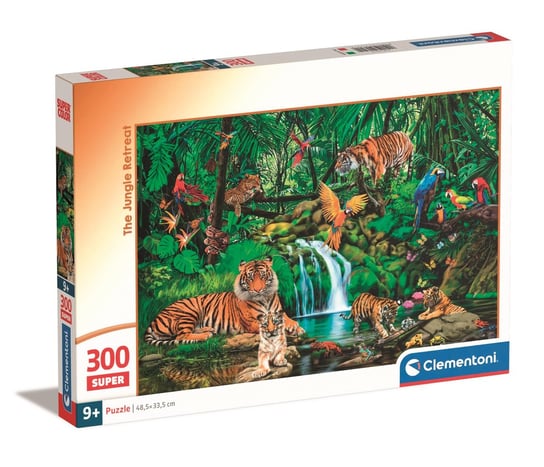 Clementoni, Puzzle, Super Kolor, The Jungle Retreat, Super 300 el. Clementoni
