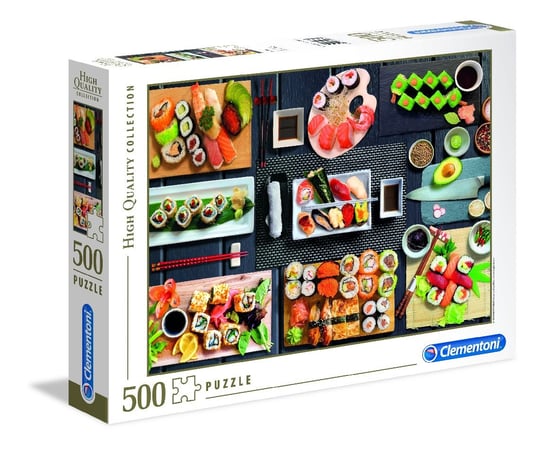 Clementoni, puzzle, Sushi, 500 el. Clementoni
