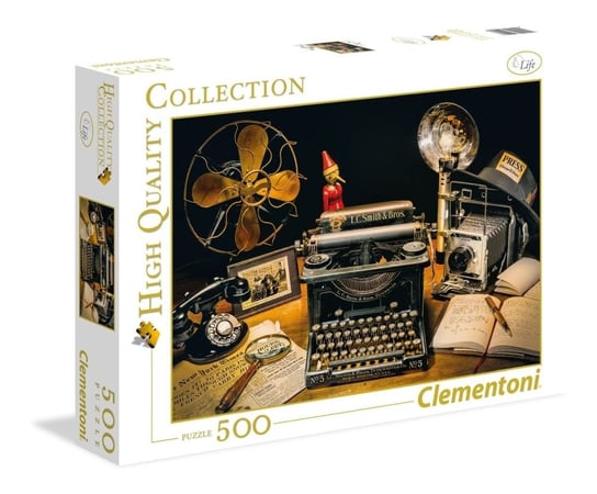 Clementoni, puzzle, The Typewriter, 500 el. Clementoni
