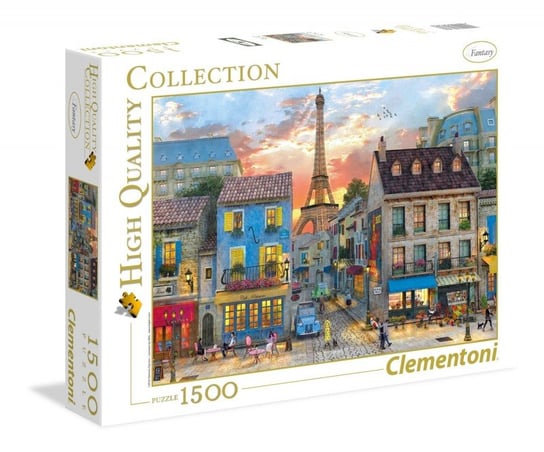 Clementoni, puzzle, Ulice w Paryżu, 1500 el. Clementoni