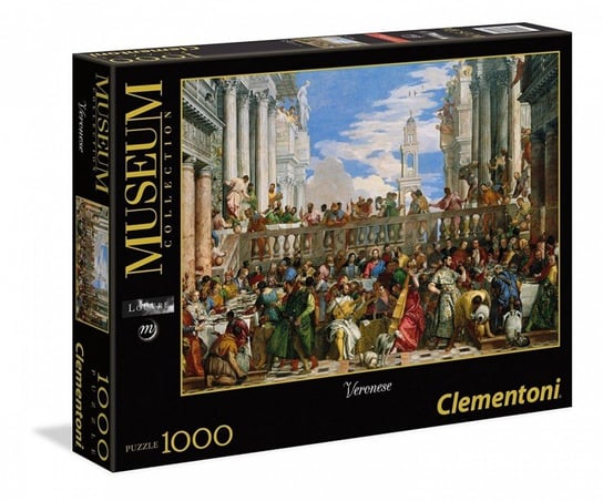 Clementoni, puzzle, Veronese, Wesele w Kanie, 1000 el. Clementoni