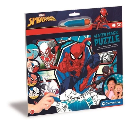 Clementoni, puzzle, Water Magic. Spiderman Marvel, 30 el. Clementoni