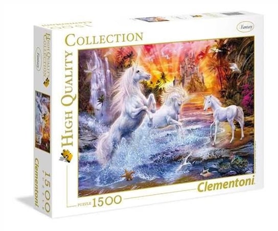Clementoni, puzzle, Wild Unicorns, 1500 el. Clementoni