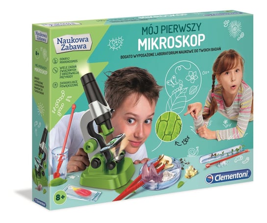 Clementoni, zabawka edukacyjna Mikroskop dla dzieci, 50071 Clementoni