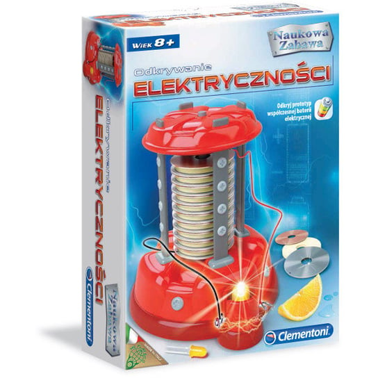 Clementoni, zabawka edukacyjna Odkrywanie elektryczności Clementoni