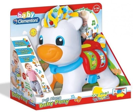 Clementoni, zabawka interaktywna Baby Kucyk zawsze z Tobą Clementoni