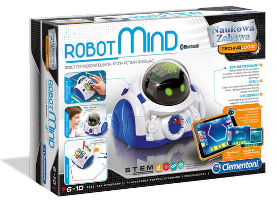 Clementoni, zabawka interaktywna Robot Mind Clementoni