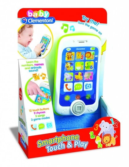Clementoni, zabawka interaktywna Smartfon dotykowy Clementoni