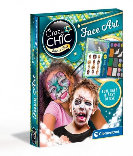 Clementoni Zestaw do malowania twarzy Crazy Chic Clementoni