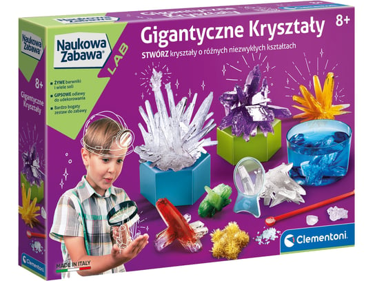 Clementoni, zestaw Gigantyczne kryształy, 50106 Clementoni