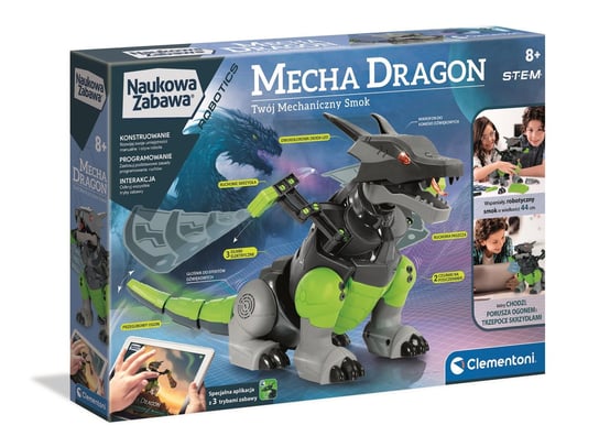 Clementoni, Zestaw kreatywny Twój mechaniczny Smok Clementoni