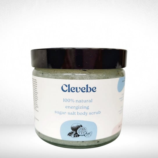 Clevebe, 100% Naturalny Peeling Do Ciała Z  Masłem Shea Energetyzujący, Limonka I Rozmaryn, 250ml Inne
