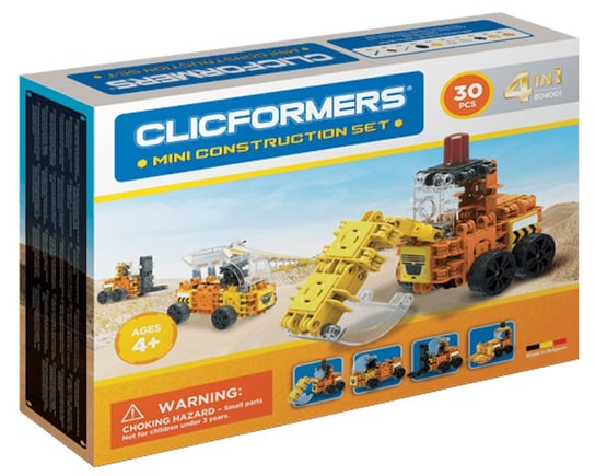 Clicformers, klocki konstrukcyjne Maszyny budowlane Clics Toys