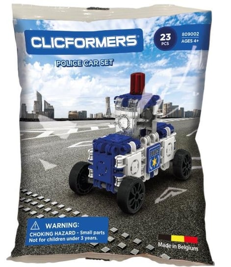 Clicformers Policja 23 Elementy Woreczek (809002) Clics Toys