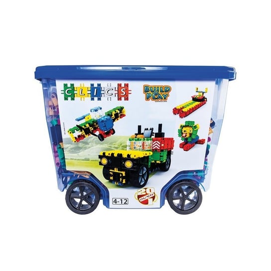 Clics, klocki konstrucyjne Rollerbox 20w1 Clics Toys
