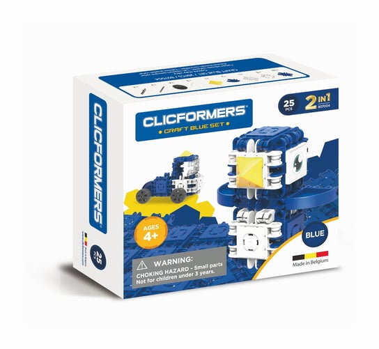 Clics Toys, klocki clics clicformers craft set blue 25 Clics Toys
