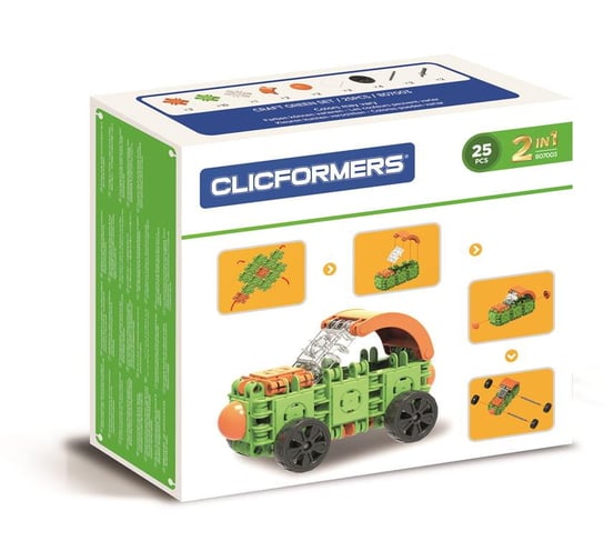 Clics Toys, klocki clics clicformers craft set green 25 Clics Toys