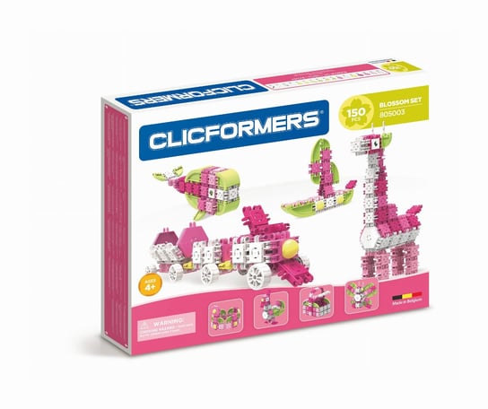 Clics Toys, klocki konstrukcyjne clics clicformers 150 blossom Clics Toys