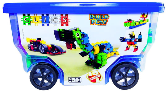 Clicstoys, klocki konstrukcyjne Rollerbox 15w1 Clics Toys