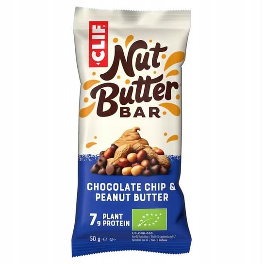 Clif Bar Chocolate Chip & Peanut Butter baton energetyczny 50 g 12 sztuk Inna marka