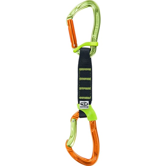 CLIMBING TECHNOLOGY Zestaw ekspresów NIMBLE FIXBAR SET NY PRO 12 cm x 6 orange-green Climbing Technology