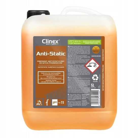 CLINEX Anti-Static Antystatyczny Płyn Myjący 5L Clinex