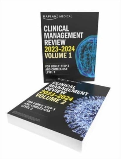 Clinical Management Complete 2-Book Subject Review 2023-2024: Lecture Notes for USMLE Step 3 and COMLEX-USA Level 3 Kaplan Medical