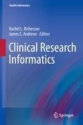 Clinical Research Informatics Andrews James E., Richesson Rachel L.