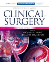 Clinical Surgery Henry Michael M.