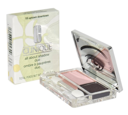 Clinique, All About Shadow Duo Eyeshadow, Cień do powiek 15 Uptown Downtown, 2,2 g Clinique